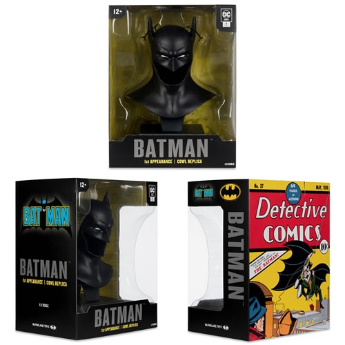 DC Comics Prop Replicas - Batman Cowls - W02 - 1/3 Scale Batman Detective Comics #27 (1st Ap)