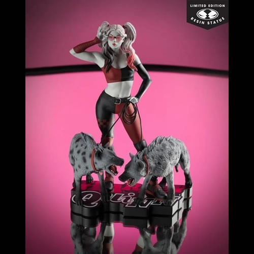 Harley Quinn Red, White & Black Statues - 1/10 Scale Harley Quinn By Jenny Frison (Resin)