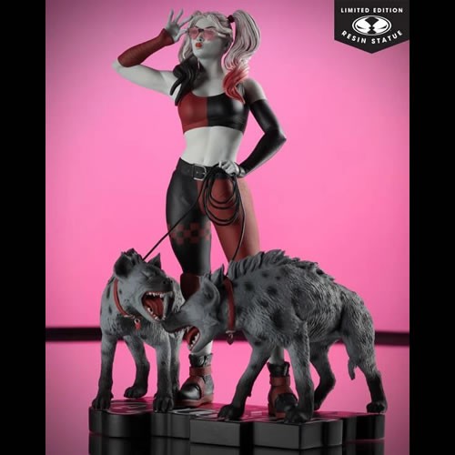 Harley Quinn Red, White & Black Statues - 1/10 Scale Harley Quinn By Jenny Frison (Resin)