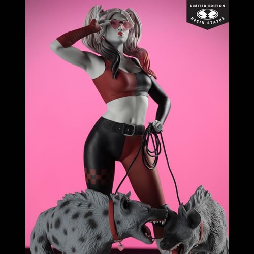 Harley Quinn Red, White & Black Statues - 1/10 Scale Harley Quinn By Jenny Frison (Resin)