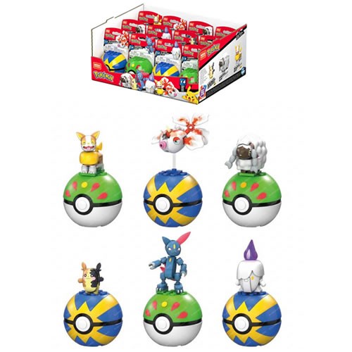 Mega Construx Pokémon Evergreen Poke Ball Assortment by Mattel