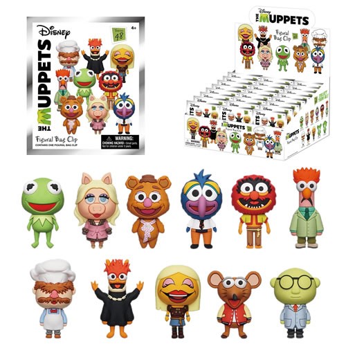 3D Foam Collectible Bag Clips - The Muppets - S48 - 24pc Blind Bag Display
