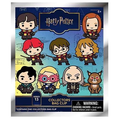 3D Foam Collectible Bag Clips - Harry Potter - S13 - 24pc Blind Bag Display
