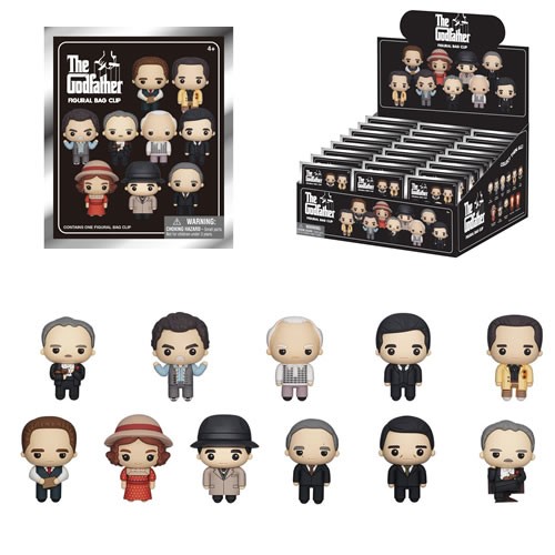 3D Foam Collectible Bag Clips - The Godfather - S01 - 24pc Blind Bag Display