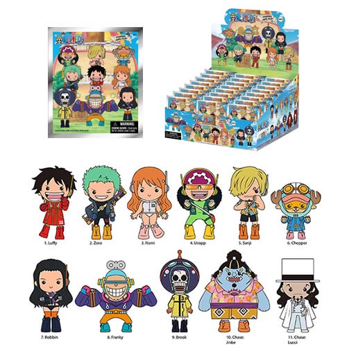 3D Foam Collectible Bag Clips - One Piece - S06 - 24pc Blind Bag Display