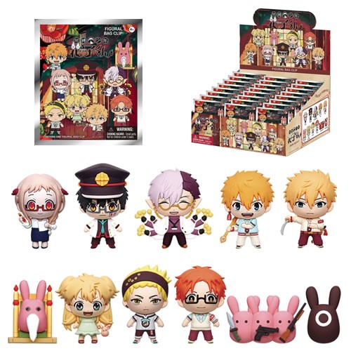 3D Foam Collectible Bag Clips - Toilet Bound Hanako-kun - S03 - 24pc Blind Bag Display