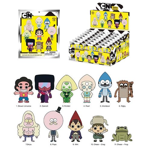 3D Foam Collectible Bag Clips - Cartoon Network - S01 - 24pc Blind Bag Display
