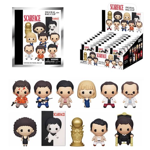 3D Foam Collectible Bag Clips - Scarface - S01 - 24pc Blind Bag Display