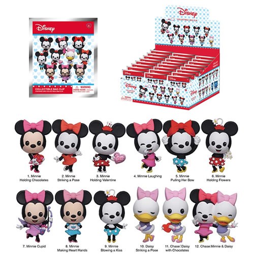 3D Foam Collectible Bag Clips - Disney - Minnie - S01 - 24pc Blind Bag Display