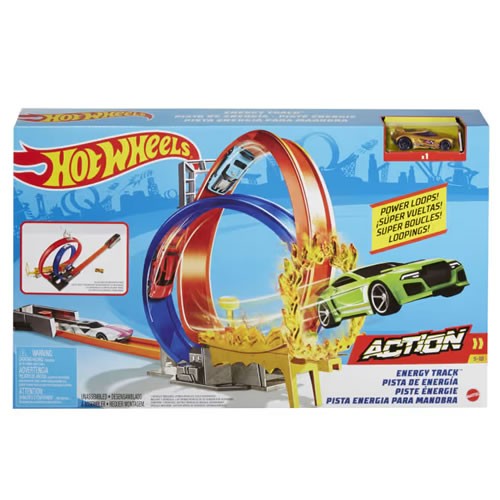 1:64 Scale Diecast - Hot Wheels Action - Energy Track