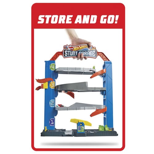 1:64 Scale Diecast - Hot Wheels City - Stunt Garage Playset