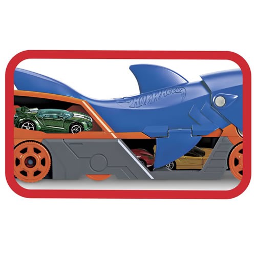 1:64 Scale Diecast - Hot Wheels - Shark Chomp Transporter Playset