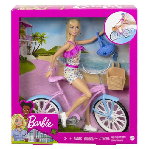 Barbie Dolls - Barbie w/ Bicycle
