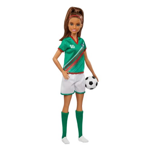 Barbie Dolls - Careers - Soccer Player Barbie (Brunette)