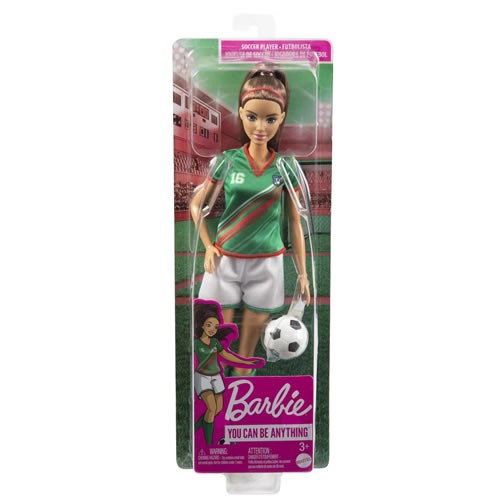 Barbie Dolls - Careers - Soccer Player Barbie (Brunette)