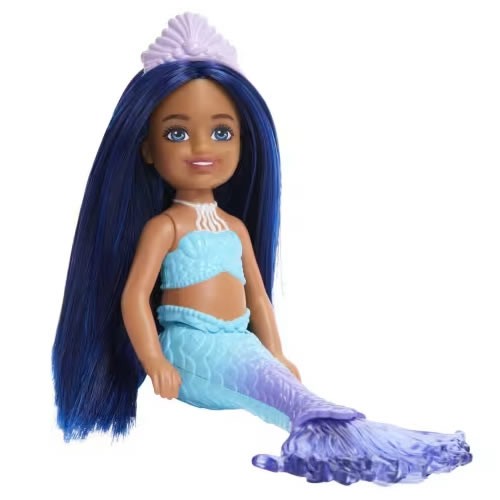 Barbie Dolls - Mermaid Chelsea (Blue Hair And Tail)