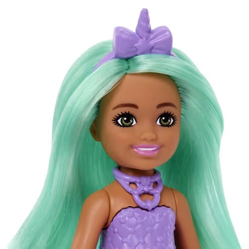 Barbie Dolls - Unicorn Chelsea (Green Hair)
