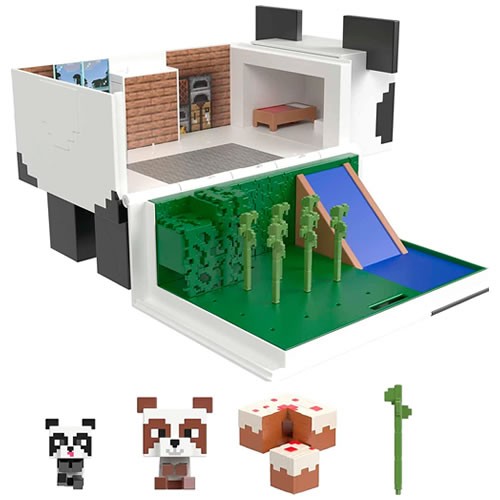 Minecraft Playsets - Mob Head Minis - Panda Playhouse