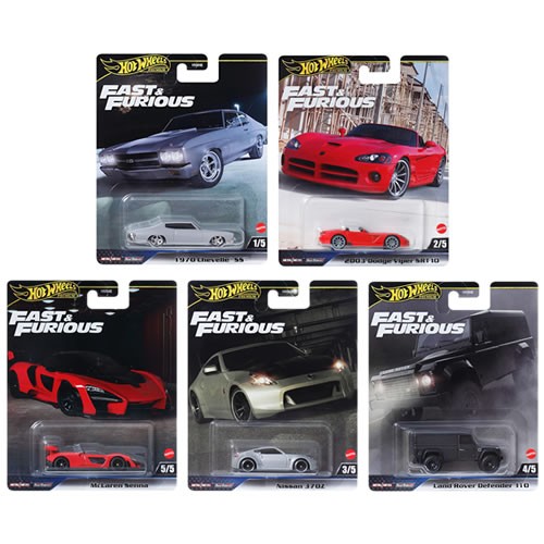 1:64 Scale Diecast - Hot Wheels - Fast & Furious - Premium Assortment - 956J