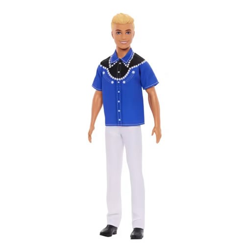 Barbie Fashionistas Dolls - #226 Ken (Blonde / Western Look) (65th Anniversary)
