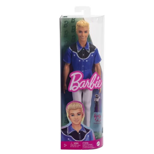 Barbie Fashionistas Dolls - #226 Ken (Blonde / Western Look) (65th Anniversary)