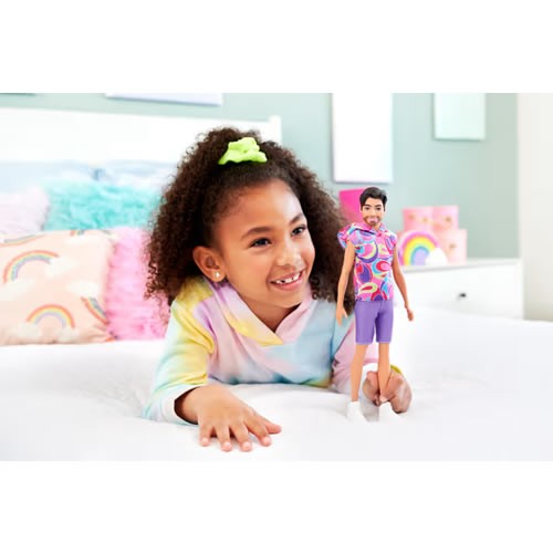 Barbie Fashionistas Dolls - #227 Ken (Brunette / Totally Hair-Inspired Look) (65th Anniversary)