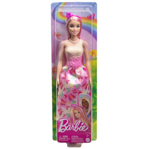Barbie Dolls - Royal (Pink And Blonde Hair / Butterfly-Print Skirt And Accessories)