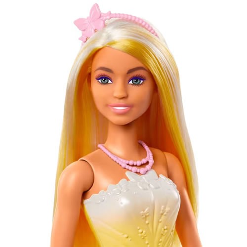 Barbie Dolls - Royal (Brightly Highlighted Hair / Butterfly-Print Skirt And Accessories)