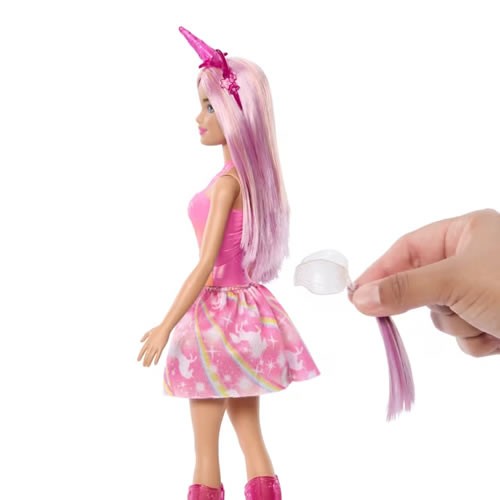 Barbie Dolls - Unicorn (Pink Hair / Ombre Outfit And Unicorn Accessories)
