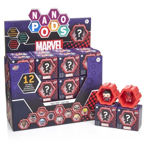 Nano Pods Figures - Marvel - 24pc Assorted Display