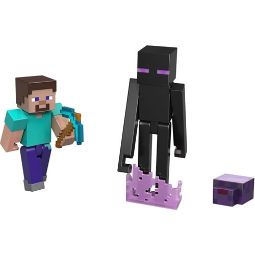 Minecraft Figures - 3.25" Enderman Encounter 2-Pack