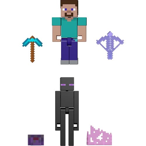 Minecraft Figures - 3.25" Enderman Encounter 2-Pack