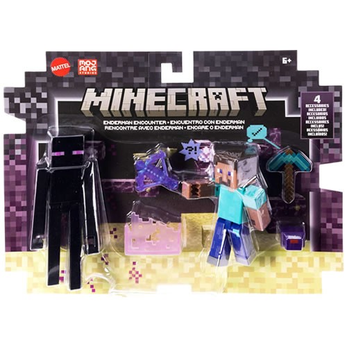 Minecraft Figures - 3.25" Enderman Encounter 2-Pack