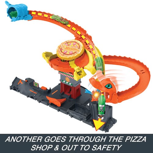 1:64 Scale Diecast - Hot Wheels City - Pizza Slam Cobra Attack