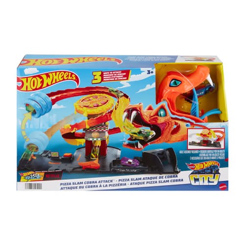 1:64 Scale Diecast - Hot Wheels City - Pizza Slam Cobra Attack
