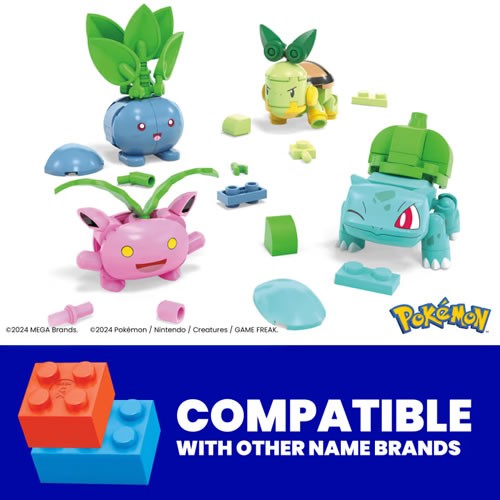 Mega Building Sets - Pokemon - Grass-Type Trainer Team