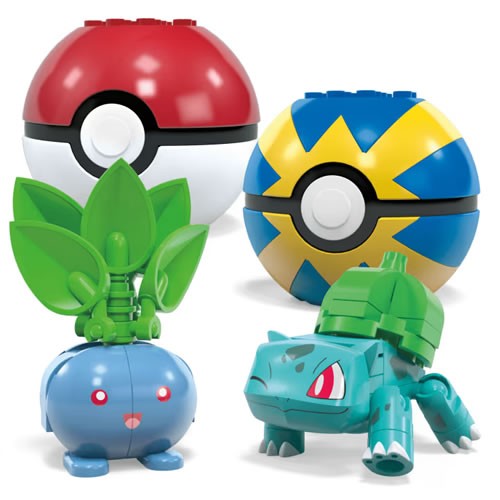 Mega Building Sets - Pokemon - Grass-Type Trainer Team