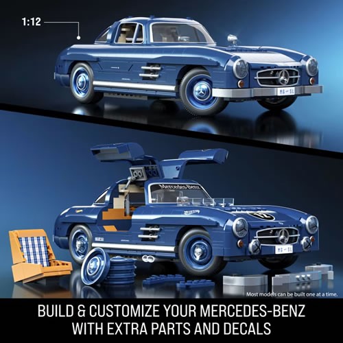 Mattel Brick Shop - Hot Wheels - 1/12 Mercedes-Benz 300 SL