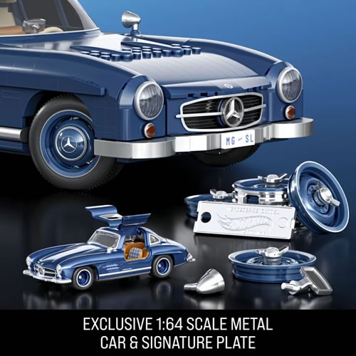 Mattel Brick Shop - Hot Wheels - 1/12 Mercedes-Benz 300 SL