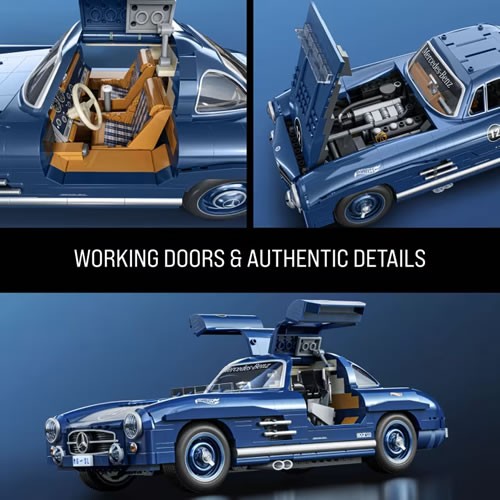 Mattel Brick Shop - Hot Wheels - 1/12 Mercedes-Benz 300 SL