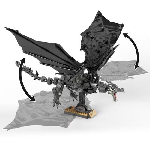 Mega Building Sets - Elder Scrolls V: Skyrim - Alduin The World Eater