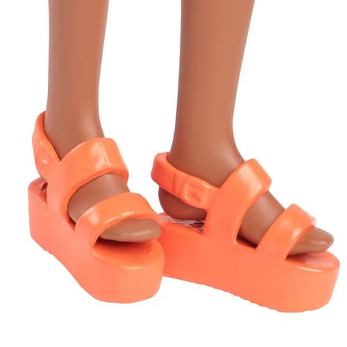 Barbie Fashionistas Dolls - #233 Barbie (Checkered Flower Midi Dress / Black Hair)