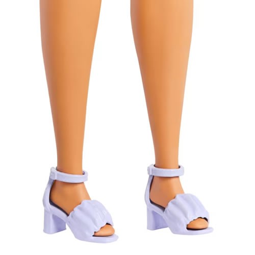 Barbie Fashionistas Dolls - #240 Barbie (Green Gingham Dress And Sunglasses / Wavy Dark Brown Hair)