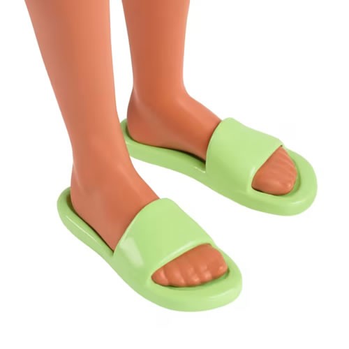 Barbie Fashionistas Dolls - #235 Ken (Hawaiian Print Jumpsuit With Green Sandals / Brown Hair)