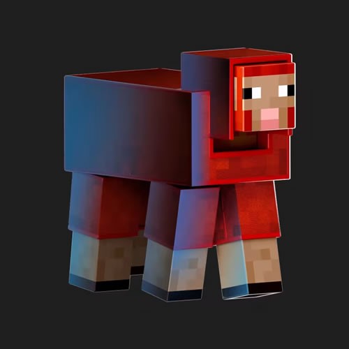 Minecraft Figures - Diamond Level (Collector's Scale) - 5.5" Sheep
