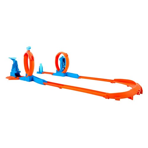 1:64 Scale Diecast - Hot Wheels Track Creator - Triple Loop Speed Kit