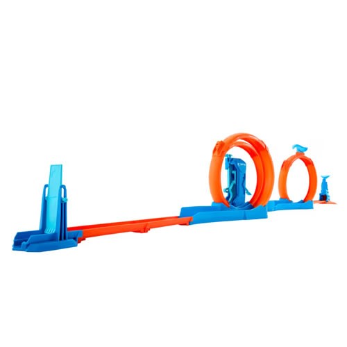 1:64 Scale Diecast - Hot Wheels Track Creator - Triple Loop Speed Kit