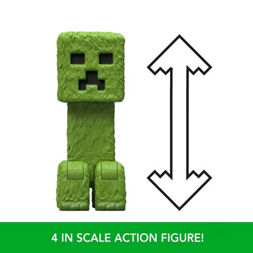 A Minecraft Movie Figures - 4" Creeper