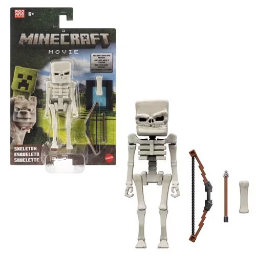 A Minecraft Movie Figures - 4" Skeleton