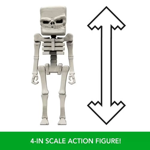 A Minecraft Movie Figures - 4" Skeleton